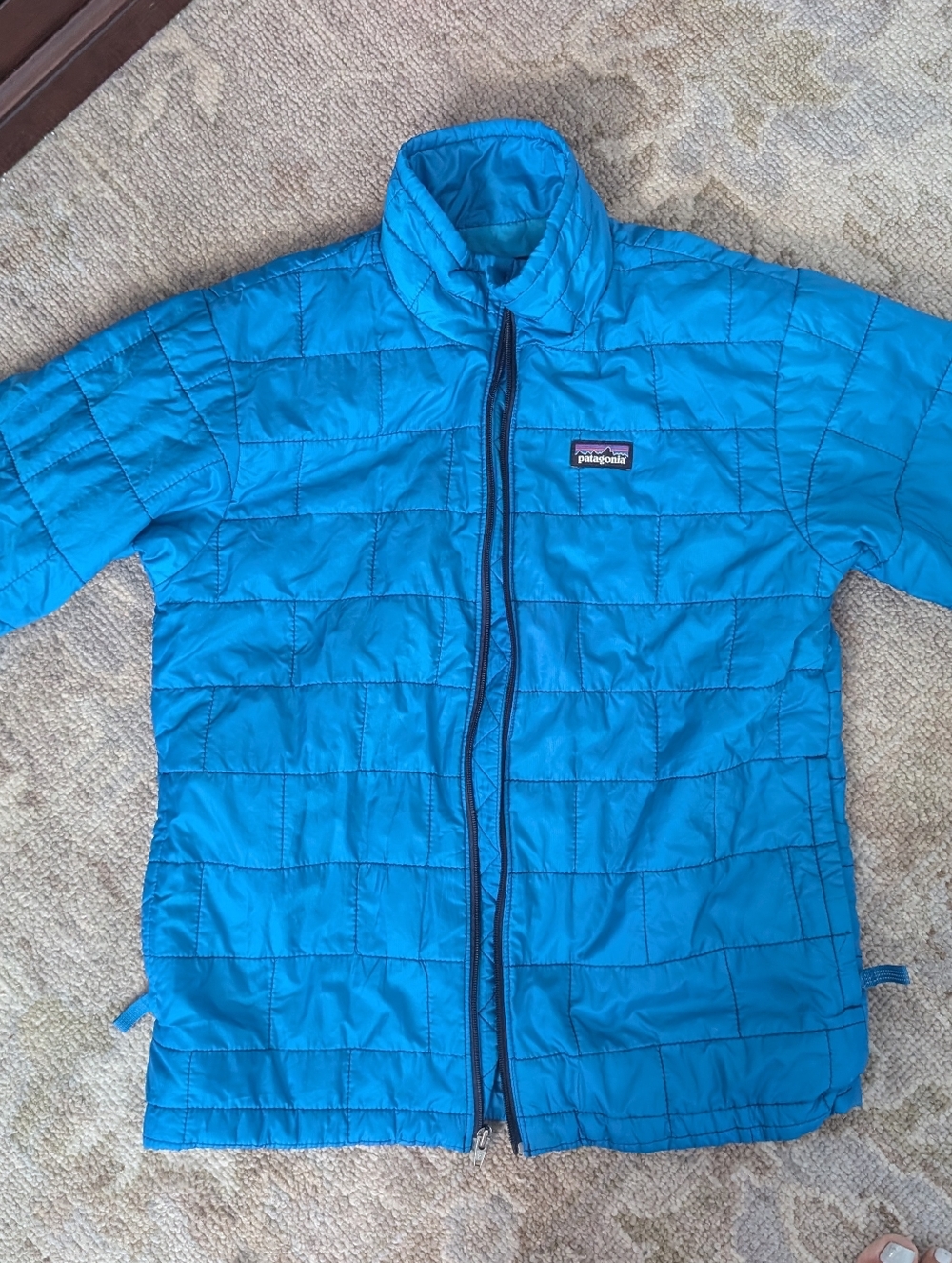 Patagonia Bright Blue Quilted Jacket